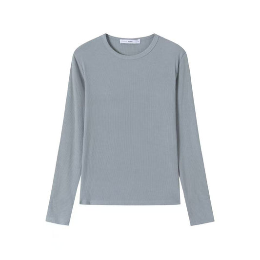 Signature Ribbed Tee IN:Ice Blue