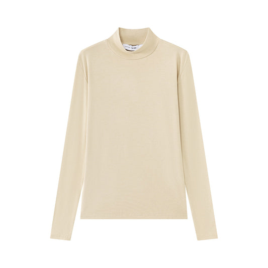 Modal Mockneck IN:Cream