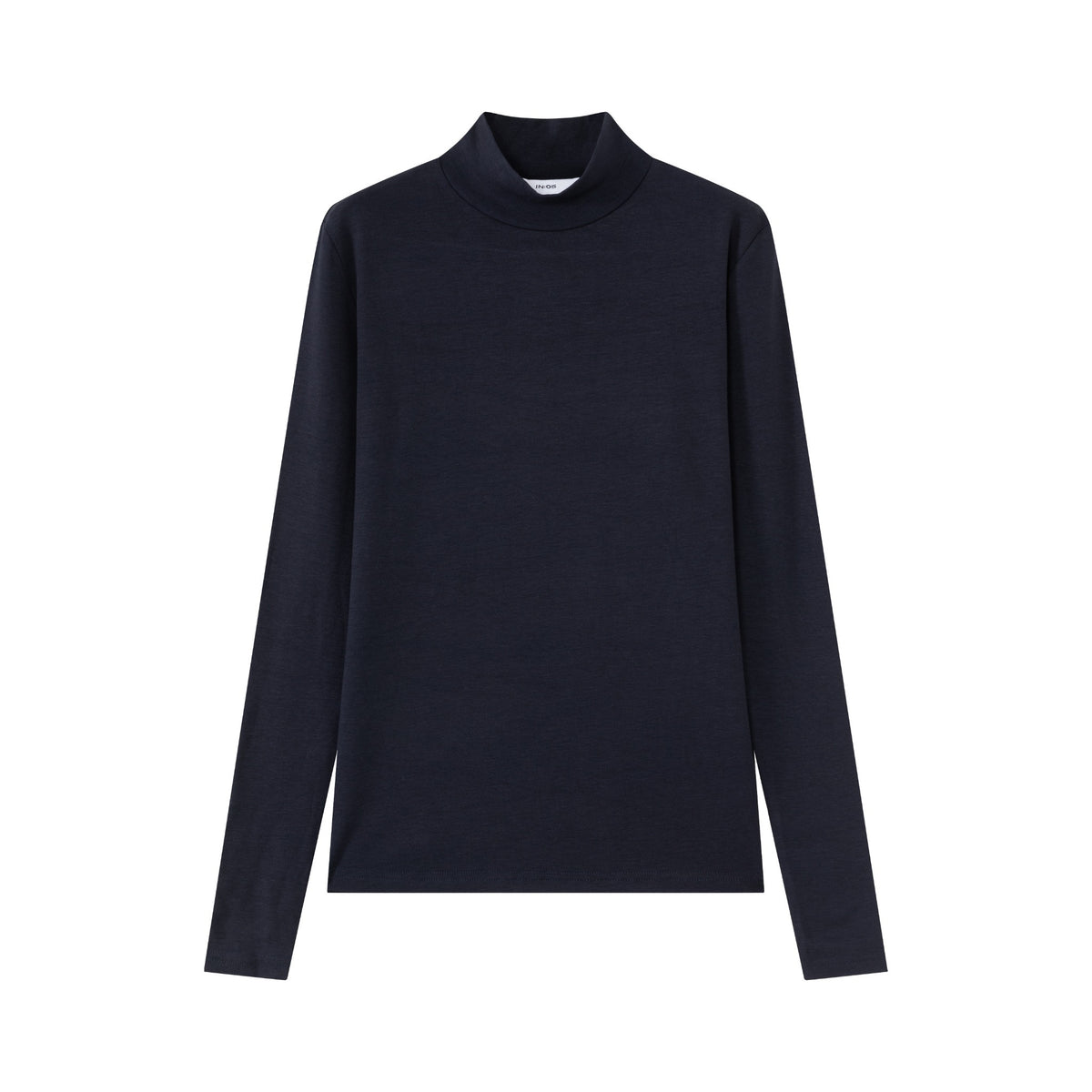 Signature Mockneck Tee IN:Navy