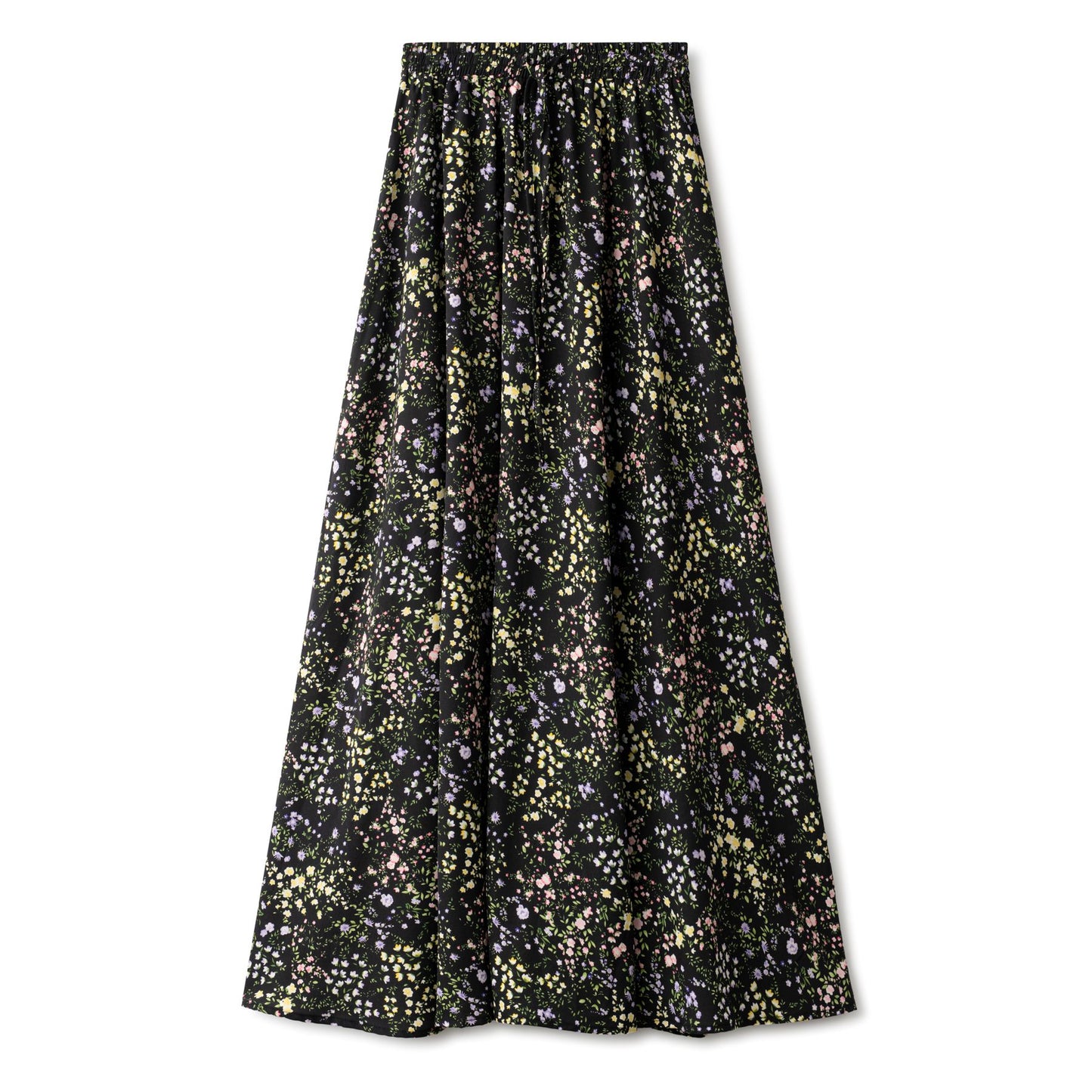 Elastic Wasit Skirt IN: Floral