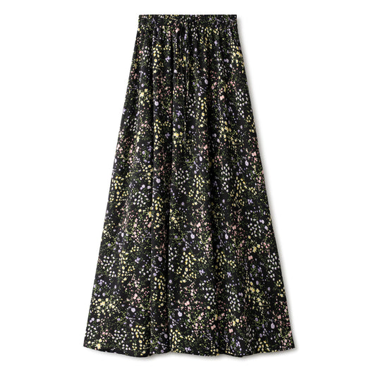 Elastic Wasit Skirt IN: Floral