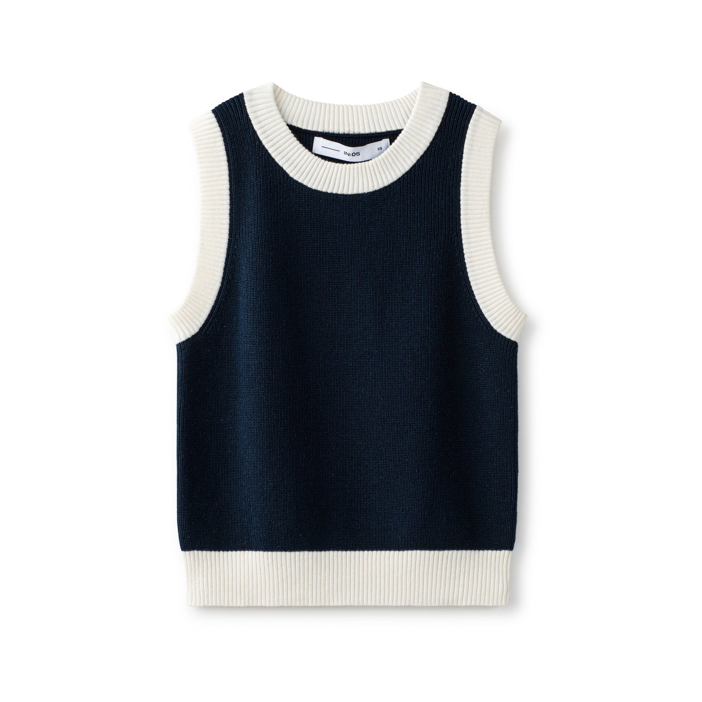 Color Block Vest IN: Navy