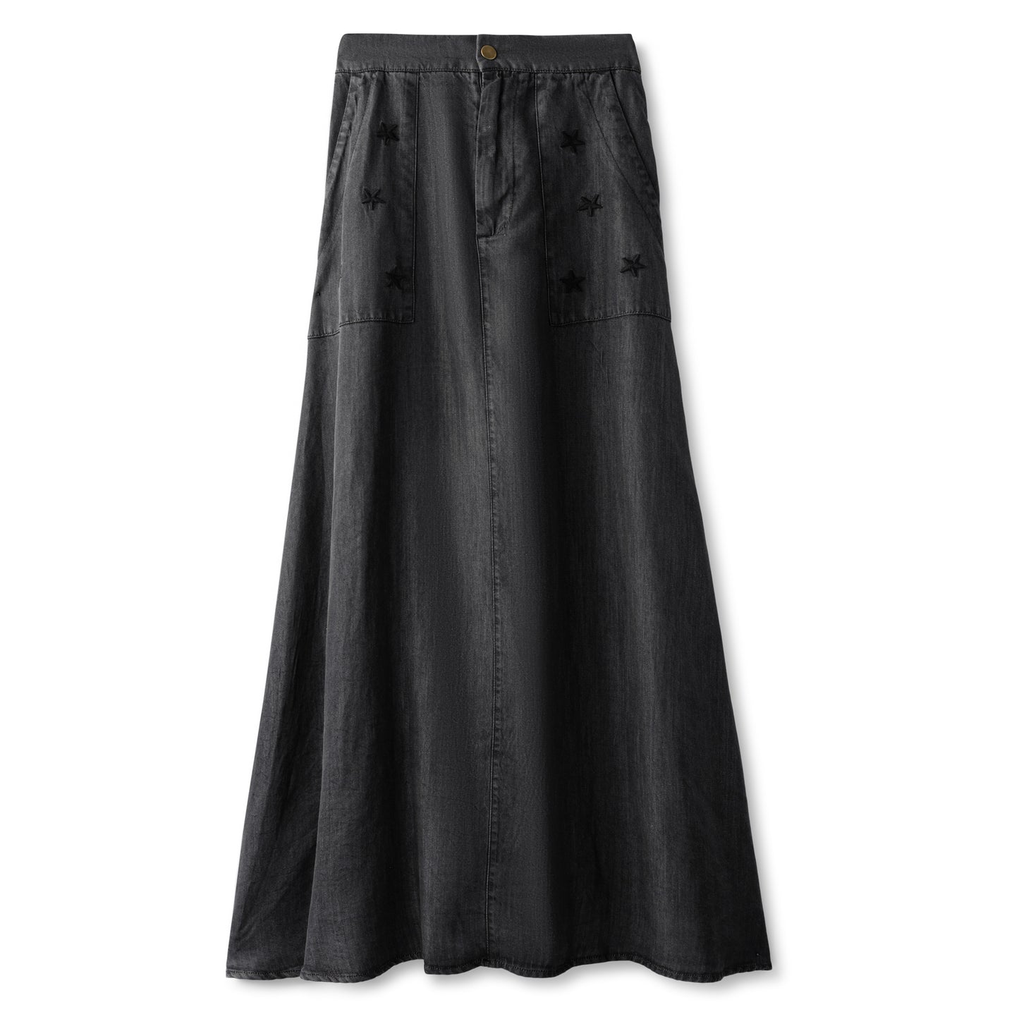 Tencil Star Skirt IN: Black Denim