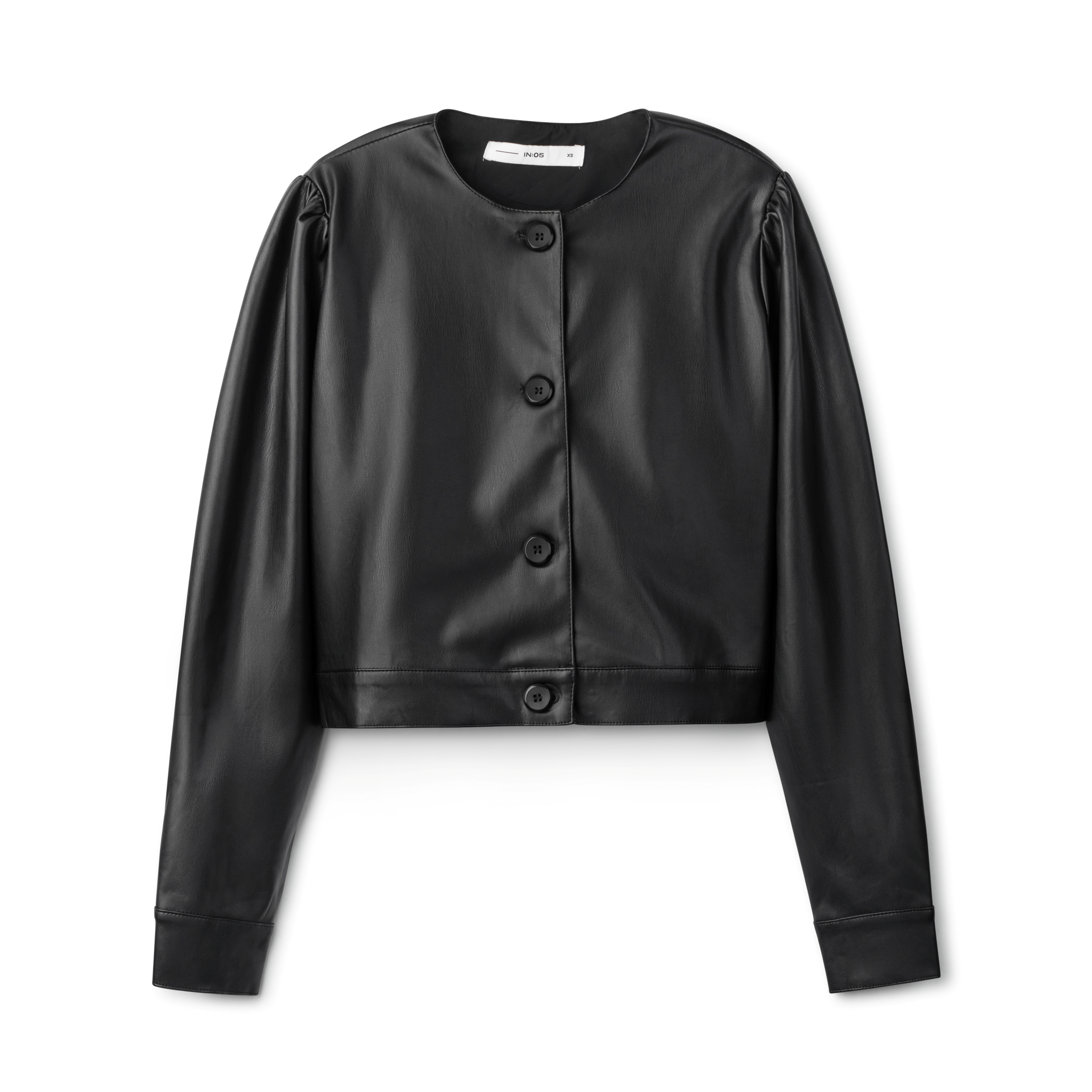 Classic Leather Jacket IN: Black