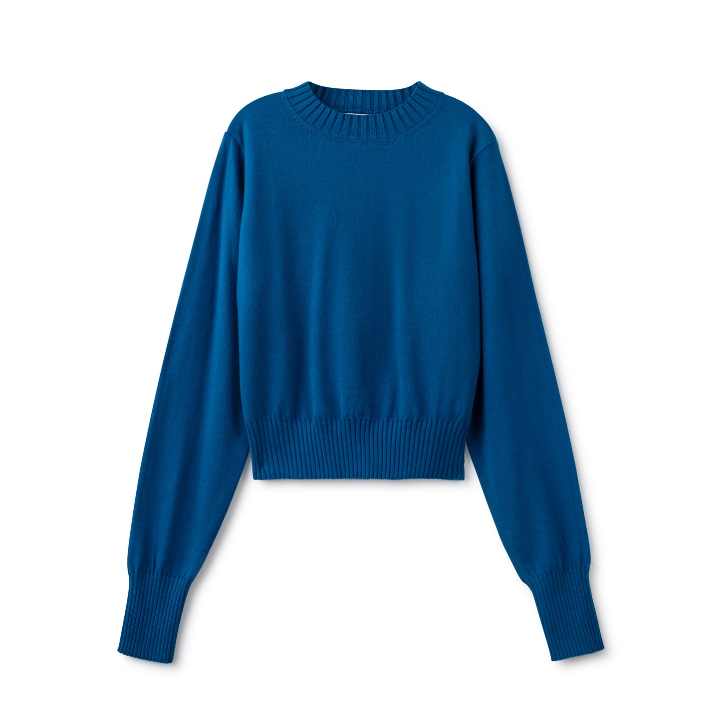 Summer Crop Sweater  IN: Deep Blue