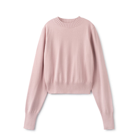 Summer Crop Sweater  IN: Pink