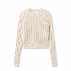 Cable Knit Sweater IN: Ivory