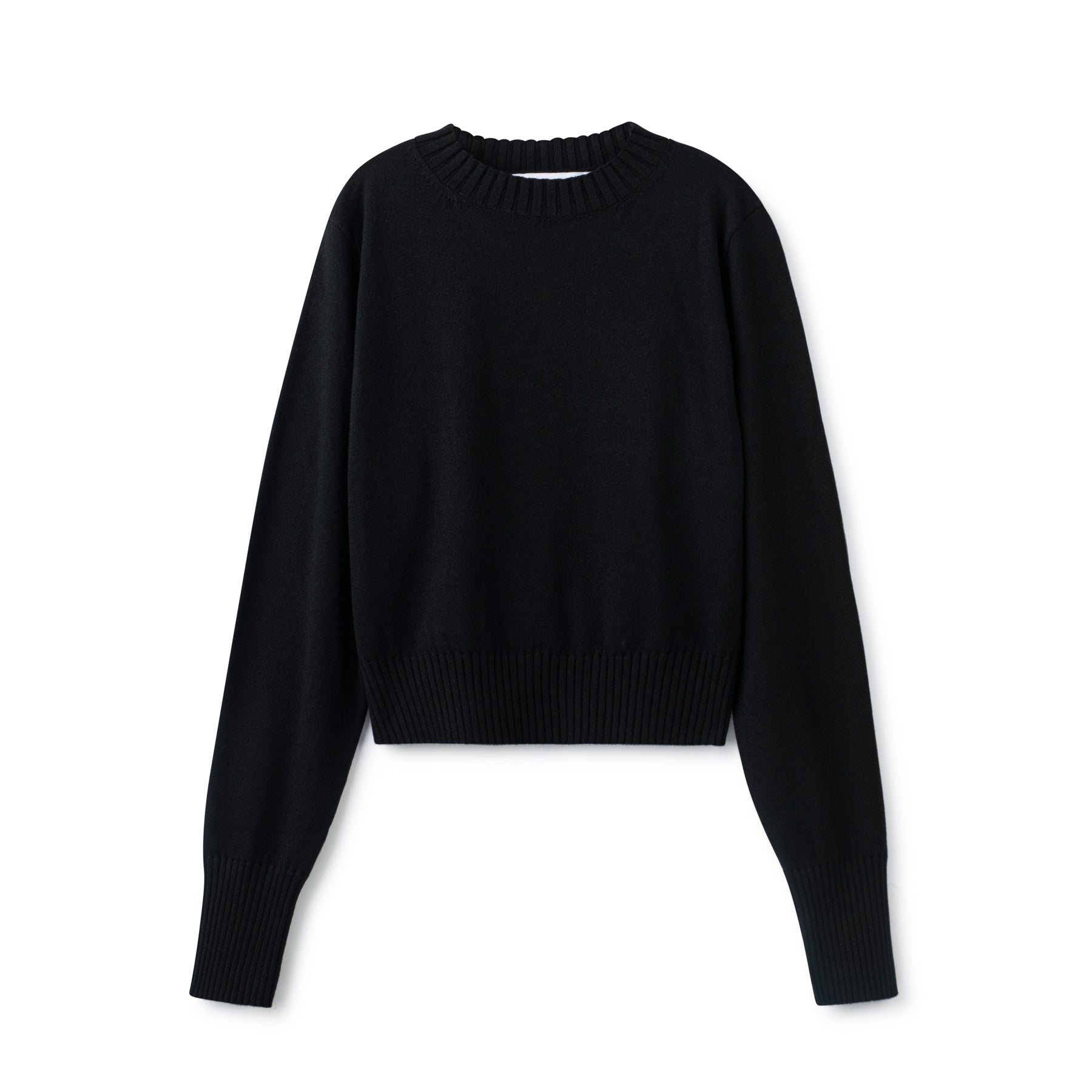 Summer Crop Sweater  IN: Black