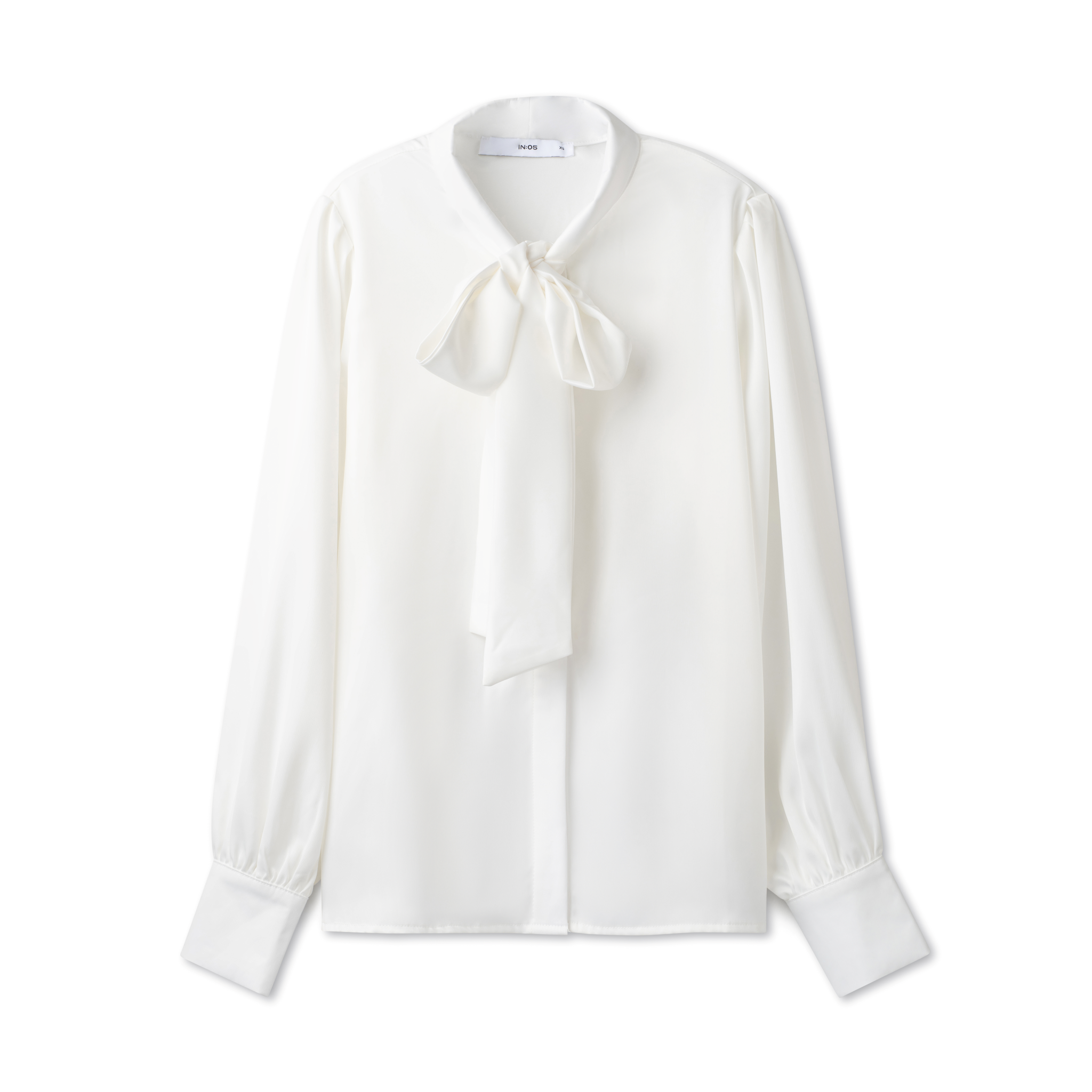 Silk Tie Blouse IN: Ivory