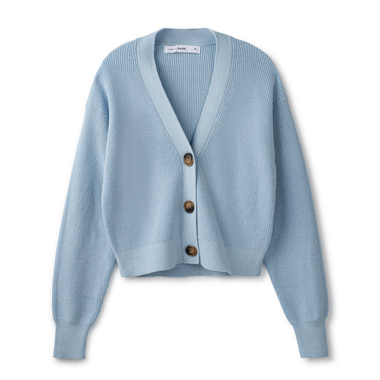 Loop Knit Cardigan IN: Light Blue