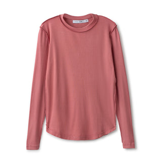 Seam Fitted Tee IN: Coral