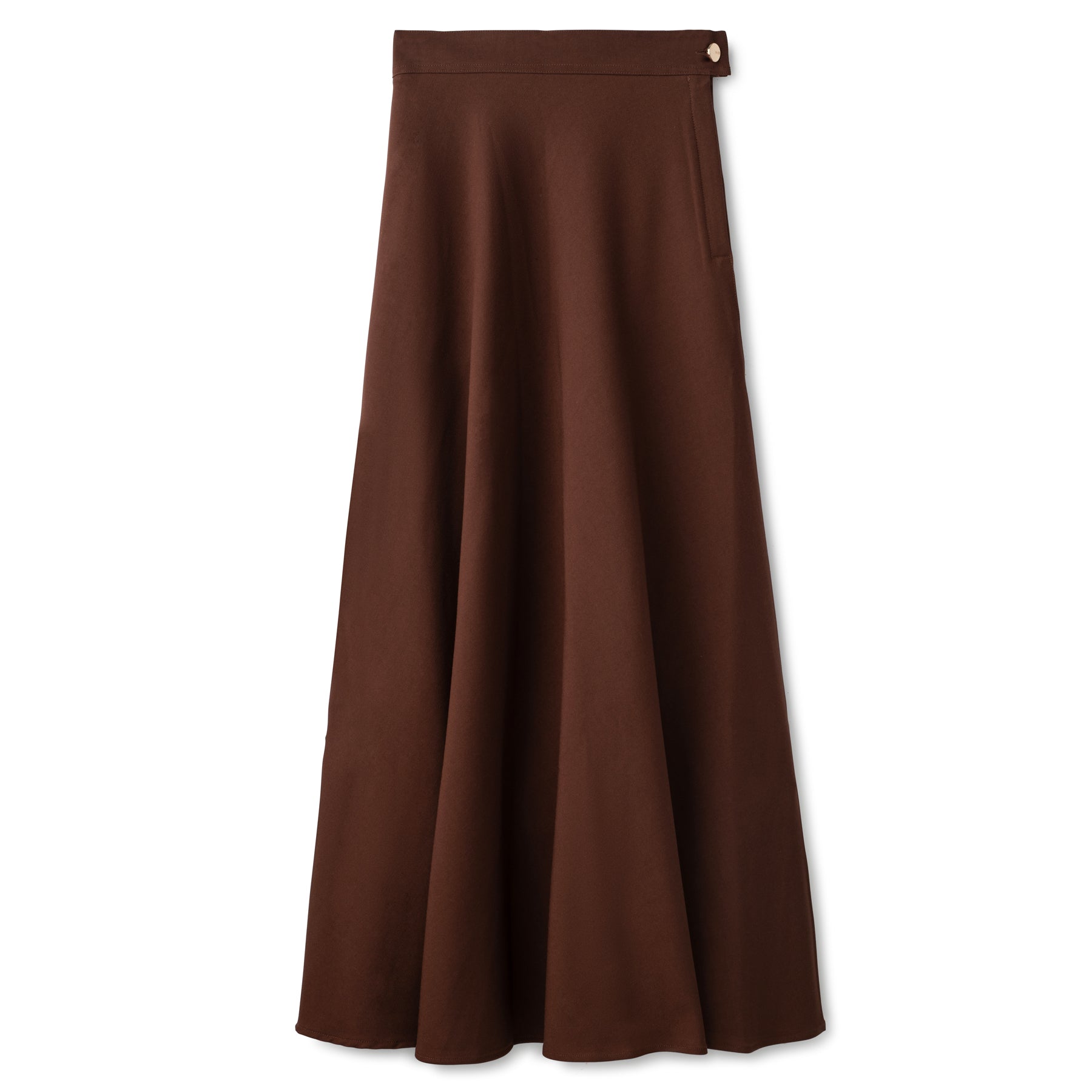 Basic Circle Skirt In: Caramel