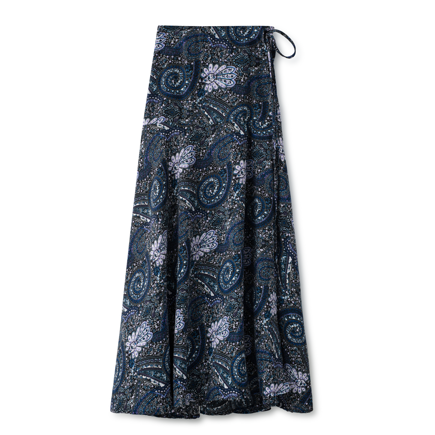 Wrap Tie Skirt IN: Paisley