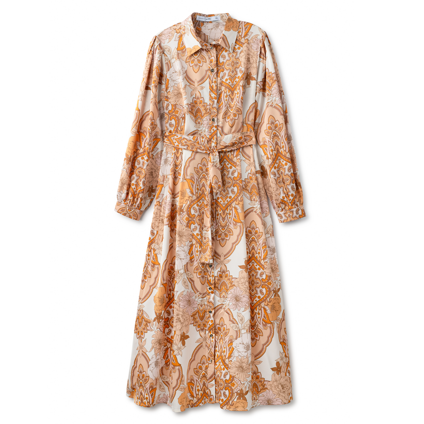 Inspired Shirt Dress IN: Natural Print