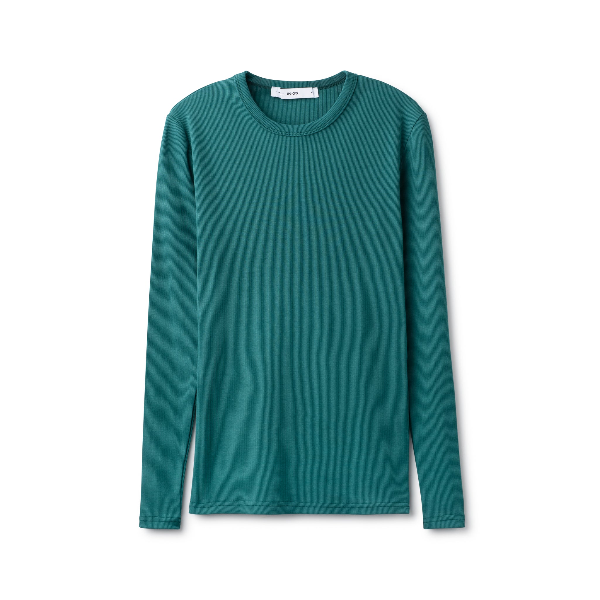 Micro-Ribbed Tee IN: Teal