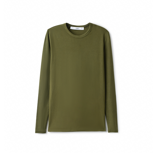 Signature Smooth Tee IN: Olive