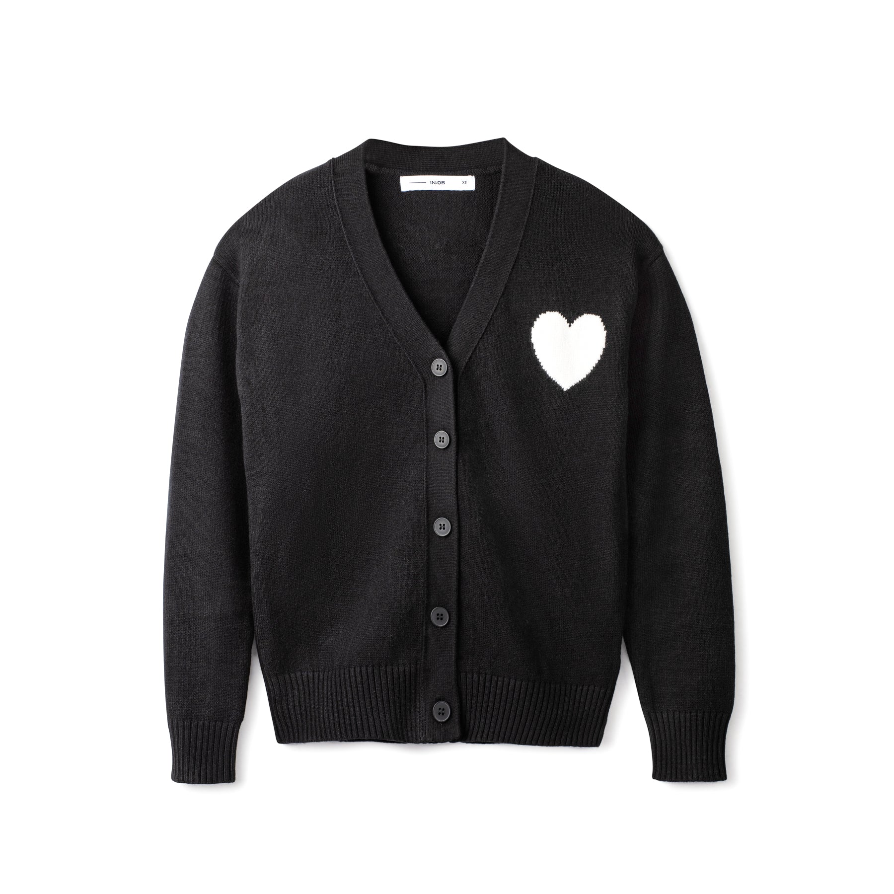 Heart Sweater IN: Black