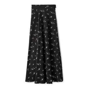 Basic Circle Skirt In: Winter Floral