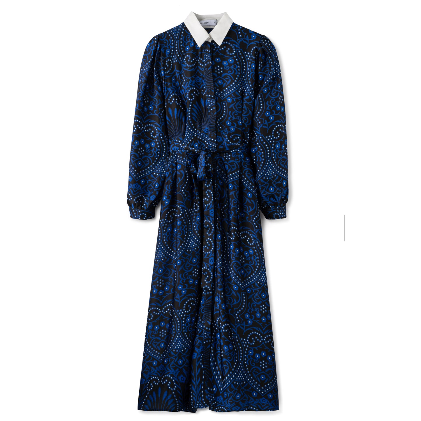 Inspired Shirt Dress In: Blue