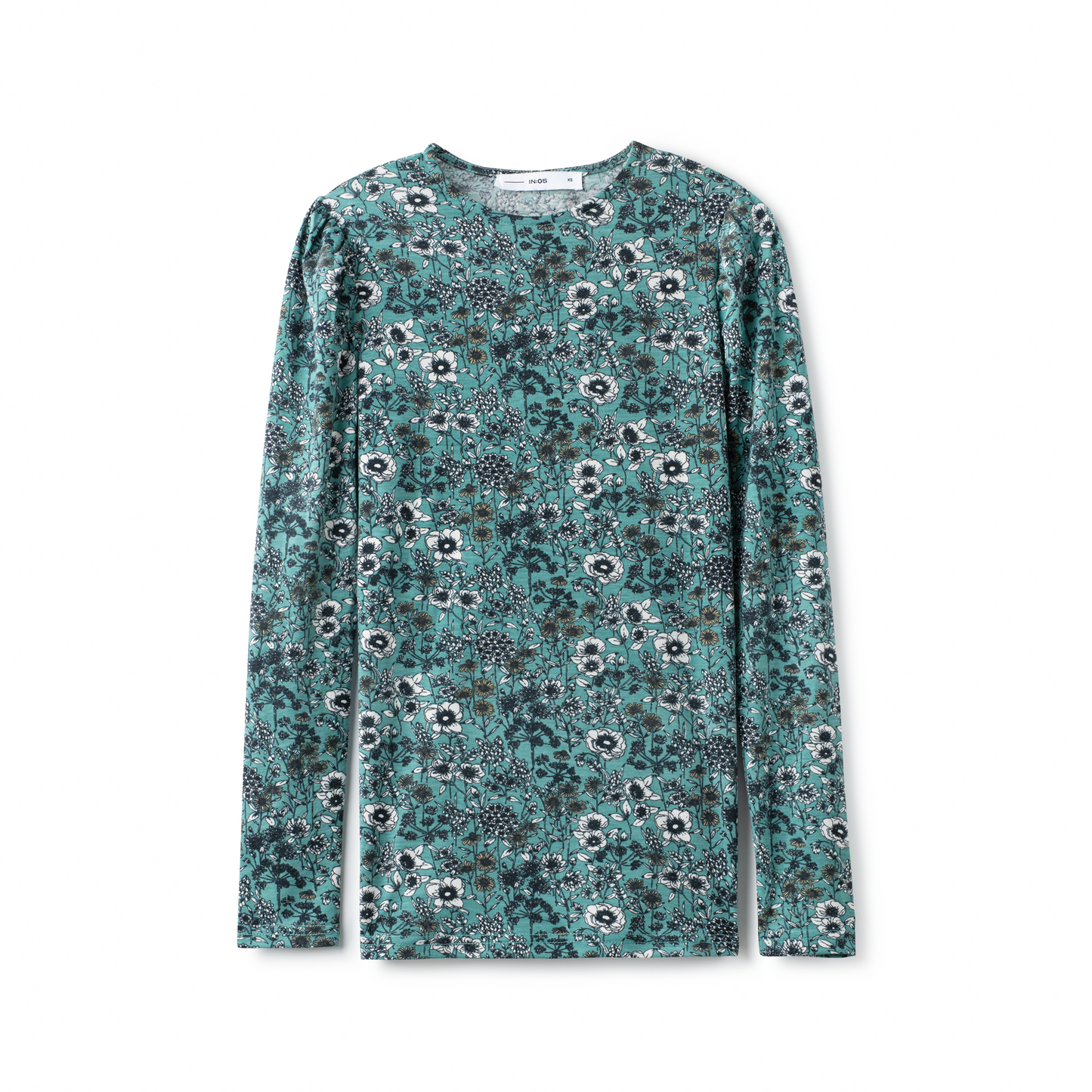 Stretch Top IN: Mint Print