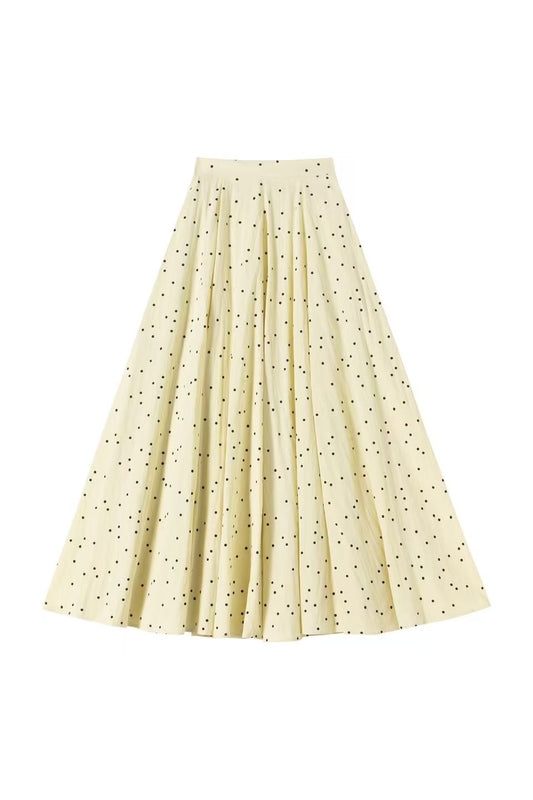 Polka Dot Skirt IN:Yellow