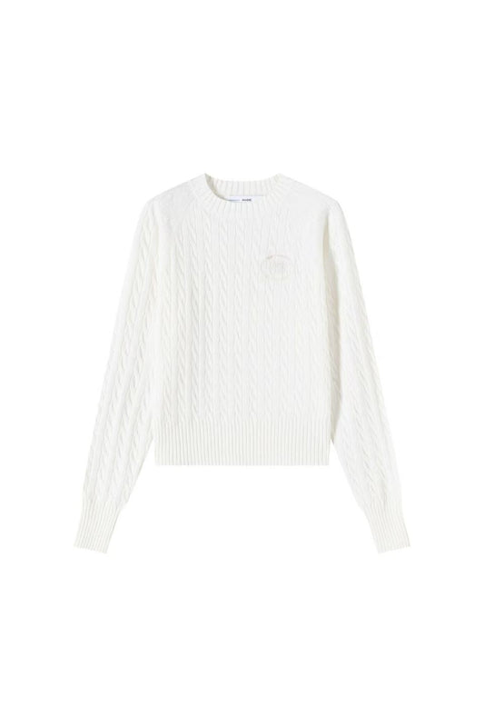Signature Cable Sweater IN:Ivory