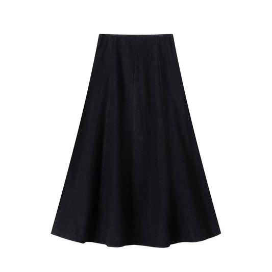 Broadway Skirt IN:Black Denim