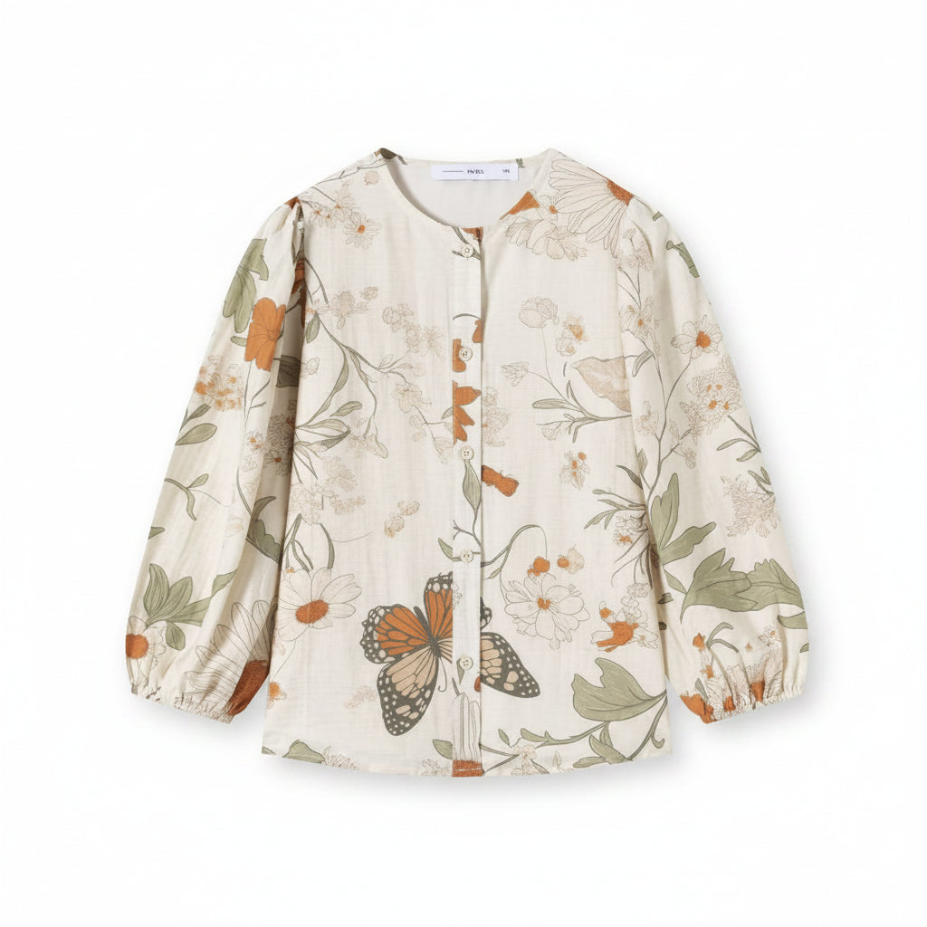 Puff Sleeve Shirt IN:Floral