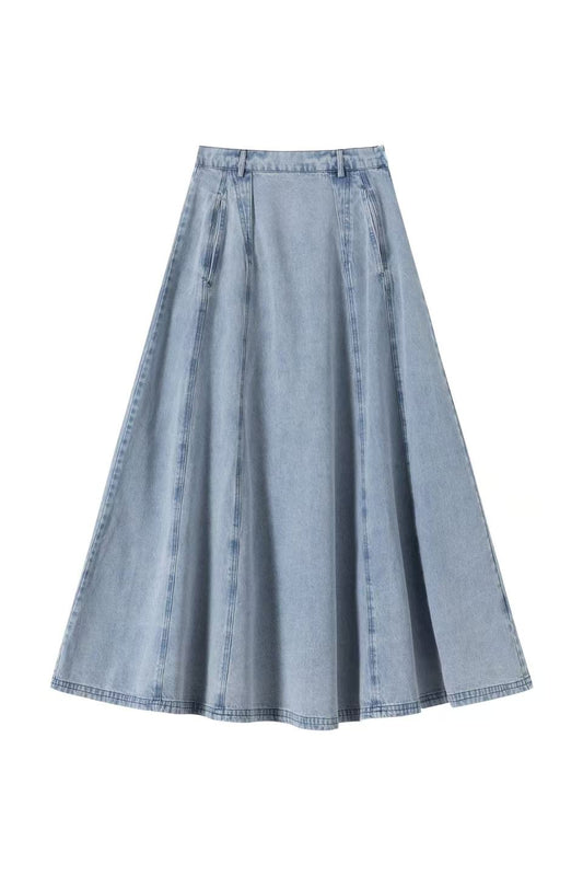 Elmhurst Skirt IN:Light Denim