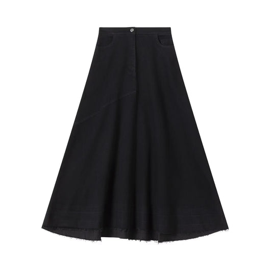 Roosevelt Skirt IN:Black Denim