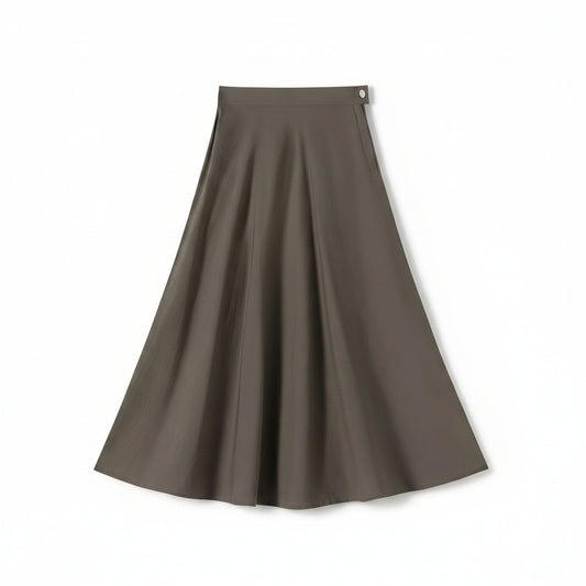 Summer Circle Skirt IN:Taupe