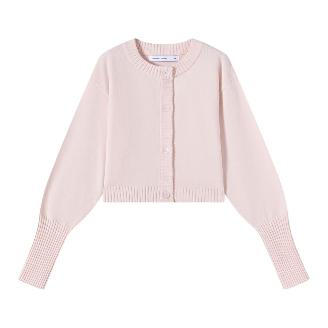 Crop Cardigan IN:Pink
