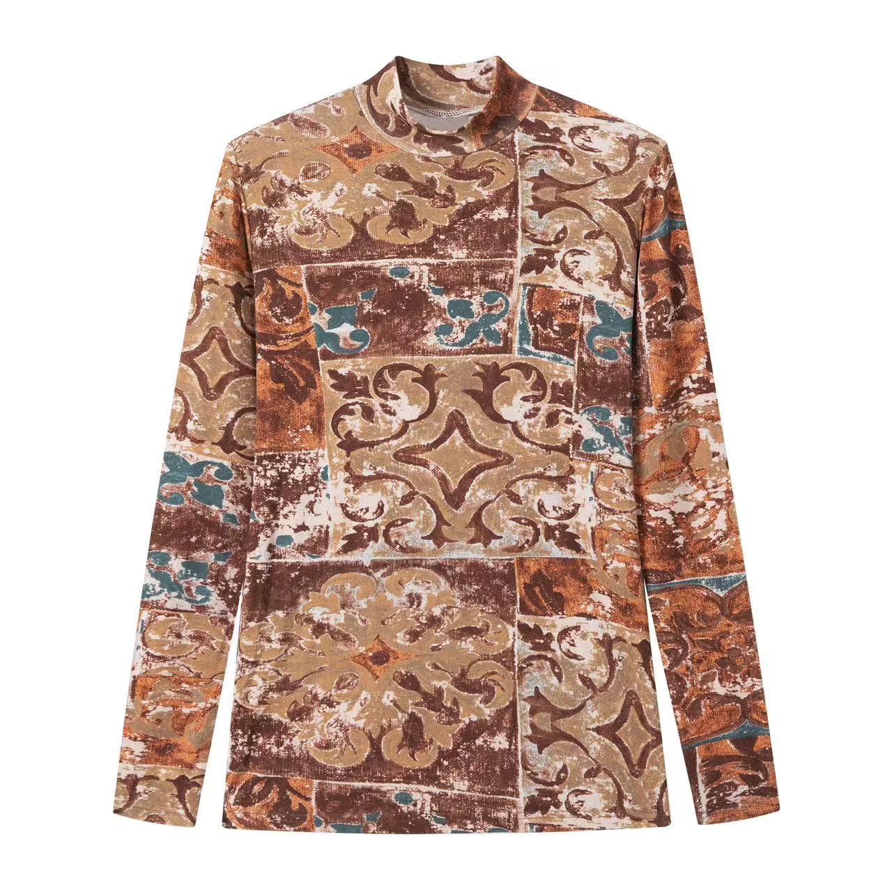 Print Mockneck IN: Abstract