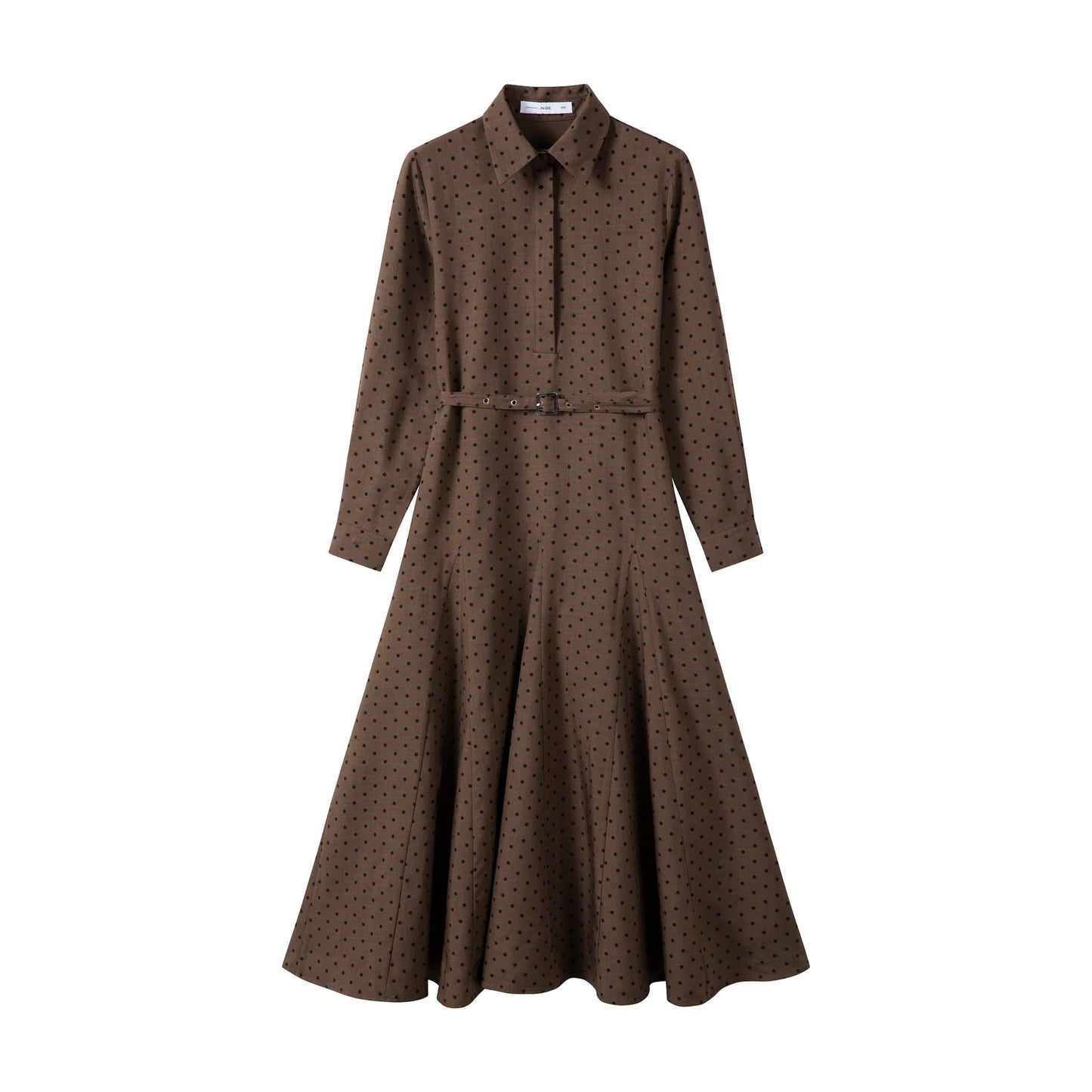 Belt Dress IN: Polka Dot