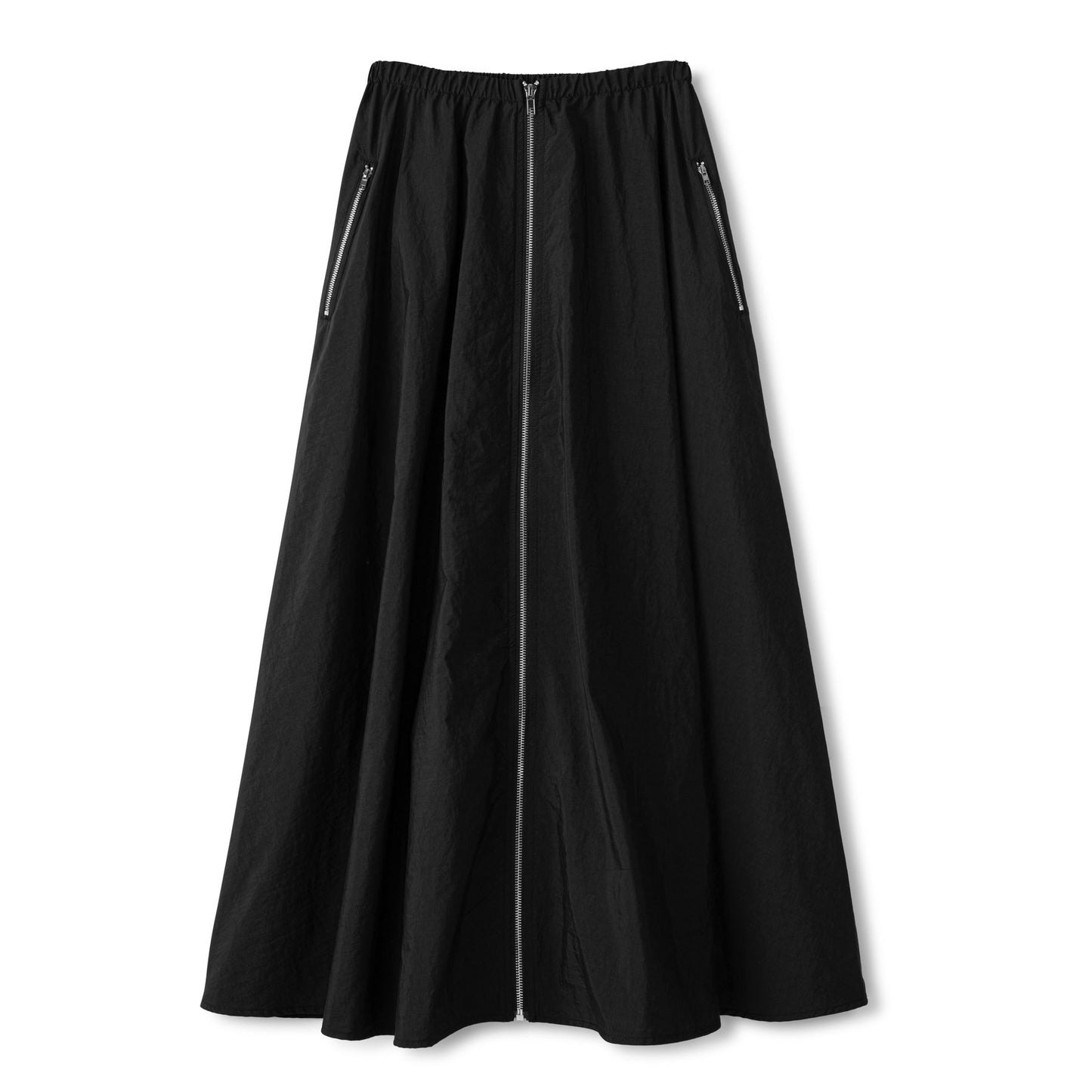 Zipper Inspired Skirt IN: Black