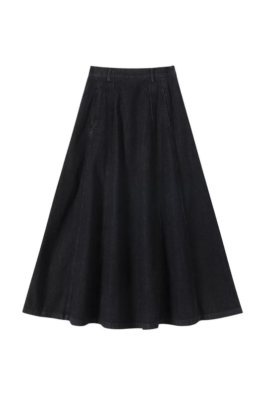 Elmhurst Skirt IN:Black Denim