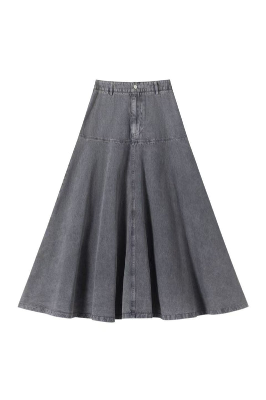 Uptown Skirt IN:Grey Denim