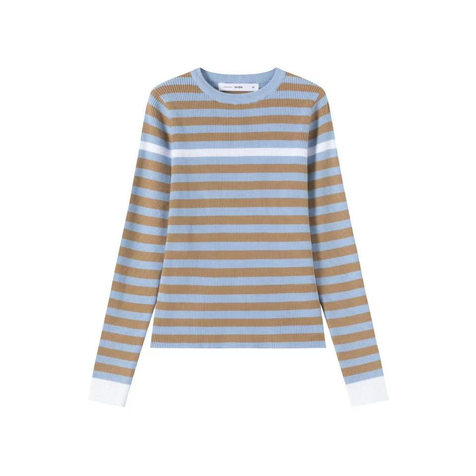 Knit Sweater IN:Blue Stripe