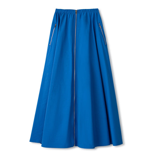 Zipper Inspired Skirt IN: Electric Blue