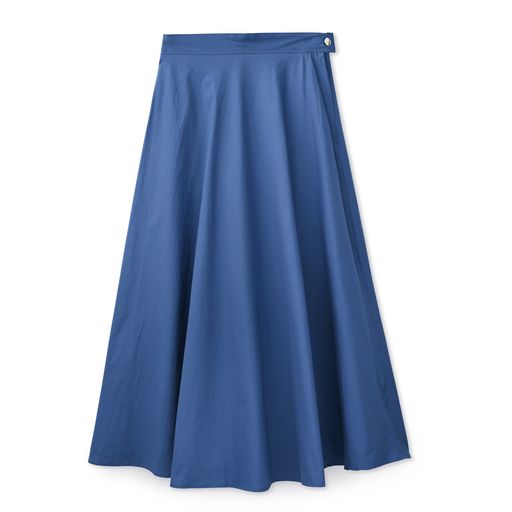 Signature Summer Circle Midi Skirt - Atlantic Blue