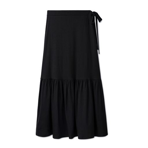 T-Shirt Maxi Skirt - Black – IN:05NY