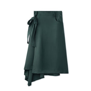 Asymetric Skirt -Green
