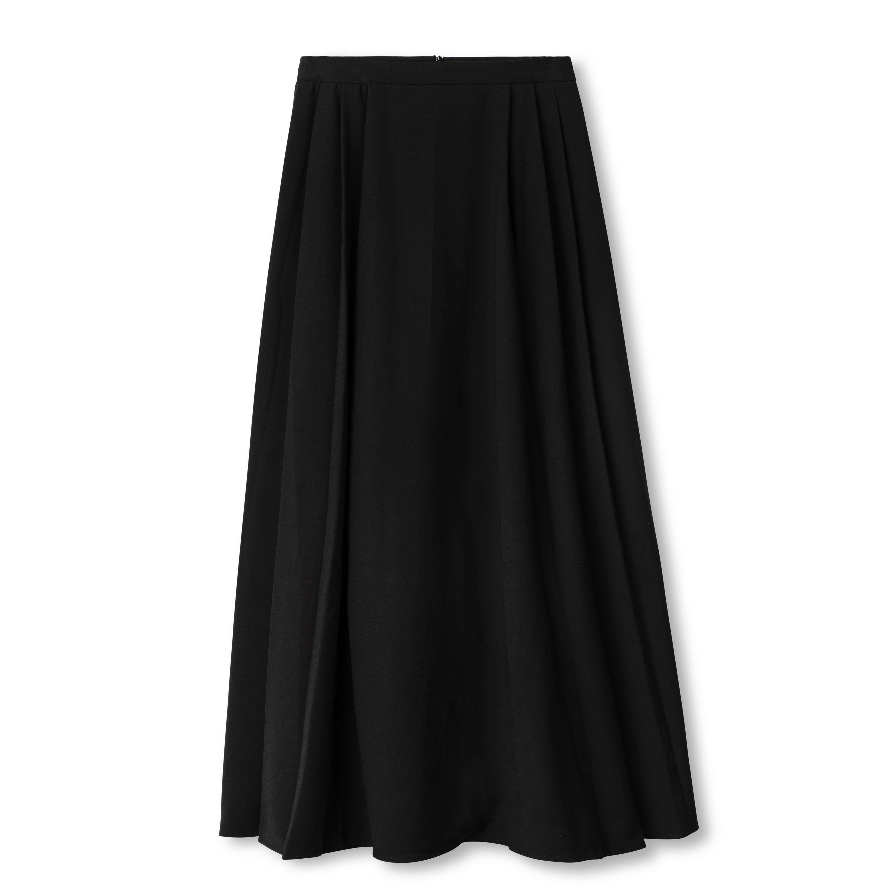 Long Side Pleated Skirt - Black – IN:05NY