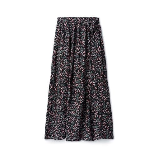 Silk Tie Skirt- Floral