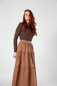 Peasant Skirt - Mocha