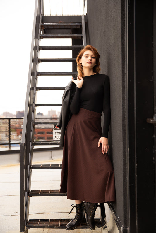 Signature Circle Skirt IN: Plaid