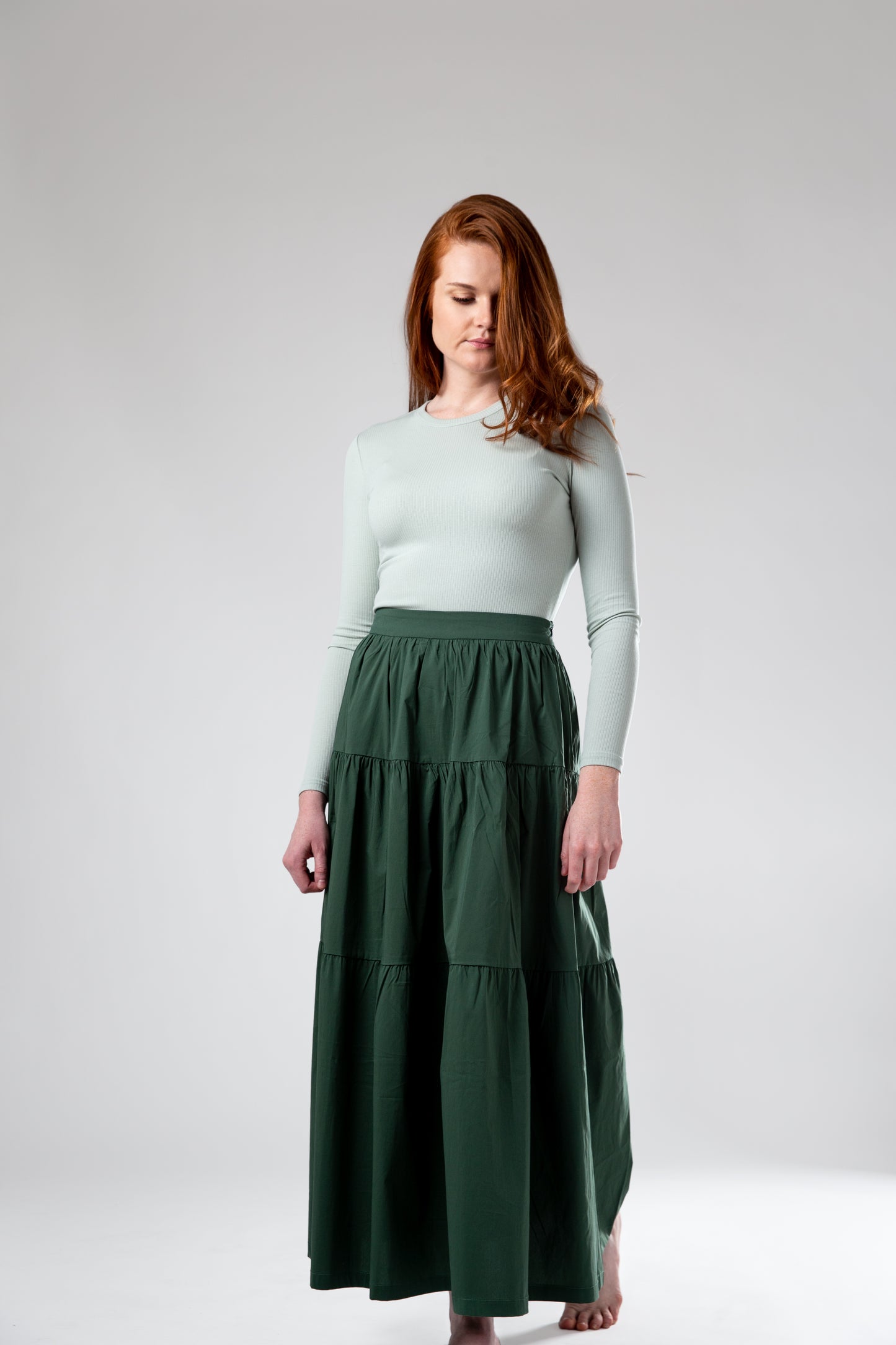 Peasant Skirt - Green