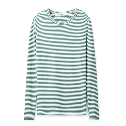 Signature Stripe Tee - Green/White