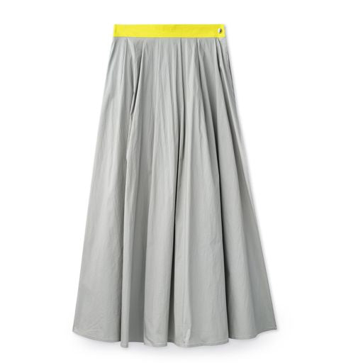 Waistband Skirt - Grey/Yellow