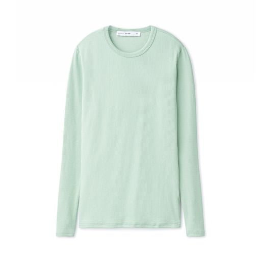 Signature Ribbed Tee - Mint